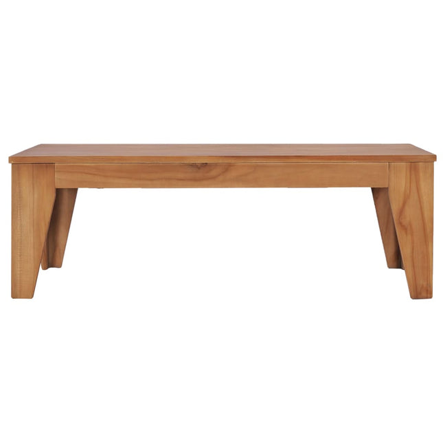 Table Basse 120X60X40 Cm Bois De Teck Solide