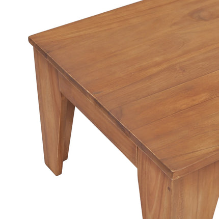 Table Basse 120X60X40 Cm Bois De Teck Solide