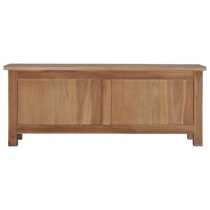 Meuble Tv 90X30X35 Cm Bois De Teck Massif