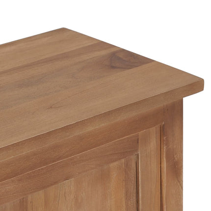 Meuble Tv 90X30X35 Cm Bois De Teck Massif