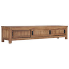 Meuble Tv 150 X 30 X 30 Cm Bois De Teck Massif