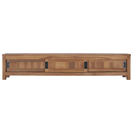 Meuble Tv 150 X 30 X 30 Cm Bois De Teck Massif