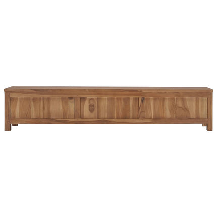 Meuble Tv 150 X 30 X 30 Cm Bois De Teck Massif
