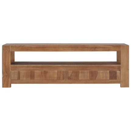 Meuble Tv 120 X 30 X 40 Cm Bois De Teck Massif