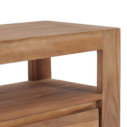 Meuble Tv 120 X 30 X 40 Cm Bois De Teck Massif