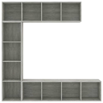 Jeu De Bibliothèque/Meuble Tv 3 Pcs 180X30X180 Cm