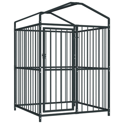 Chenil Extérieur Avec Toit Pour Chiens 120 X 120 X 150 Cm