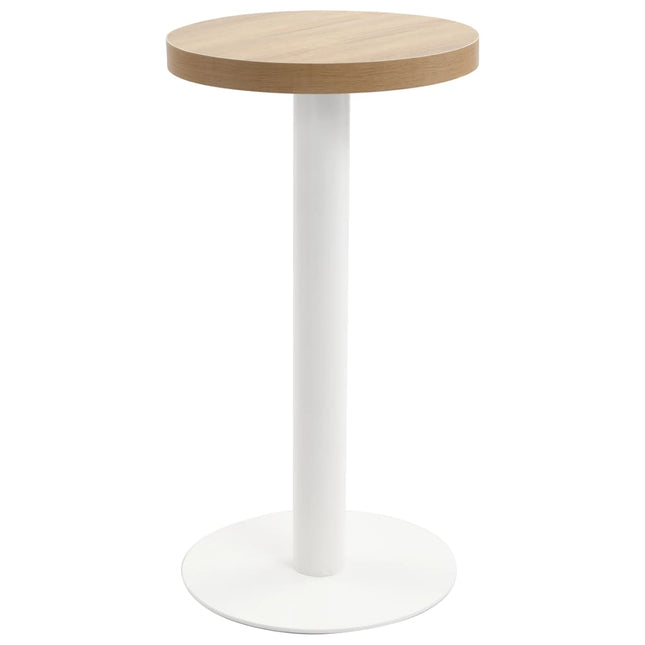 Table De Bistro Marron Clair 40 Cm Mdf