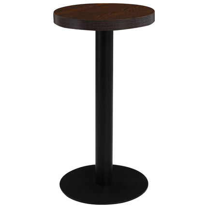 Table De Bistro Marron Clair 40 Cm Mdf