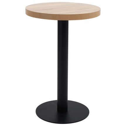 Table De Bistro Marron Clair 40 Cm Mdf