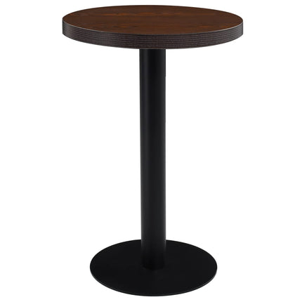 Table De Bistro Marron Clair 40 Cm Mdf