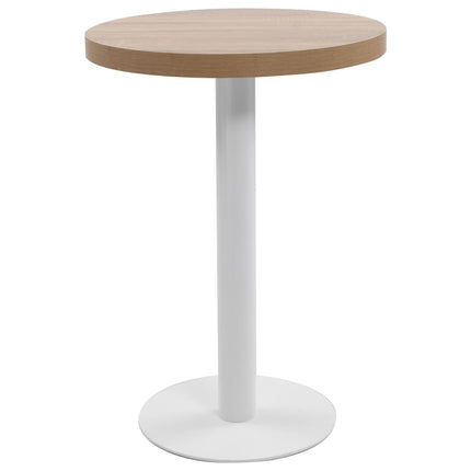 Table De Bistro Marron Clair 40 Cm Mdf