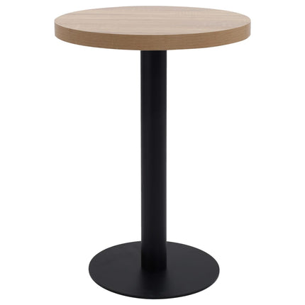 Table De Bistro Marron Clair 40 Cm Mdf