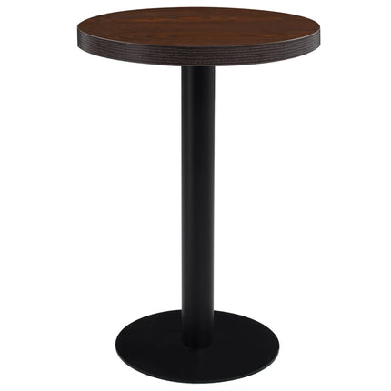 Table De Bistro Marron Clair 40 Cm Mdf