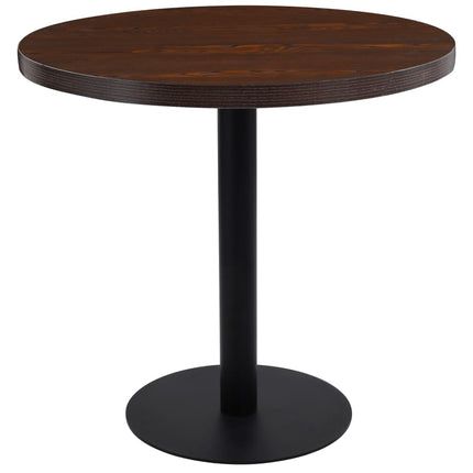 Table De Bistro Marron Clair 40 Cm Mdf