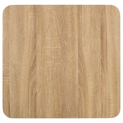 Table De Bistro Marron Clair 50X50 Cm Mdf