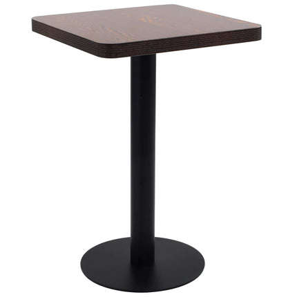 Table De Bistro Marron Clair 50X50 Cm Mdf
