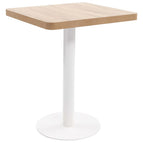 Marron clair et blanc / 1 / 60 x 60 x 75 cm
