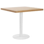Marron clair et blanc / 1 / 80 x 80 x 75 cm