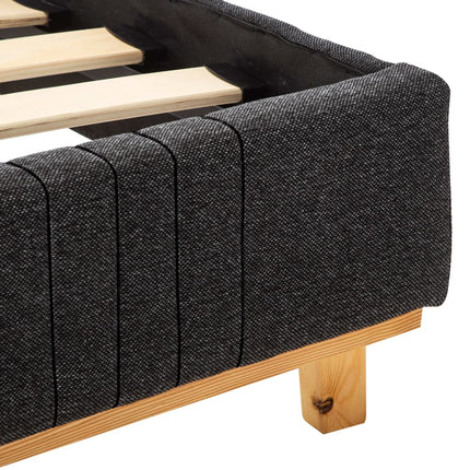 Cadre De Lit Sans Matelas Tissu