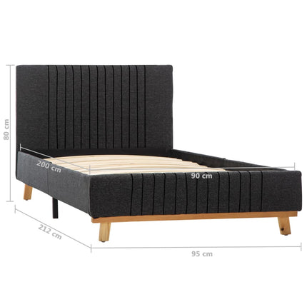 Cadre De Lit Sans Matelas Tissu