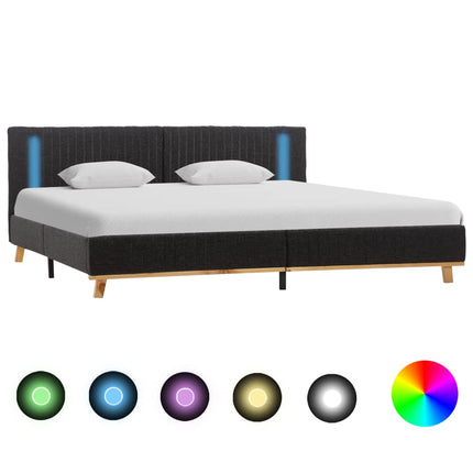 Cadre De Lit Avec Led Tissu