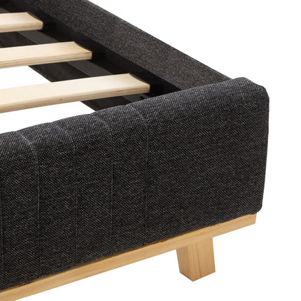 Cadre De Lit Avec Led Tissu