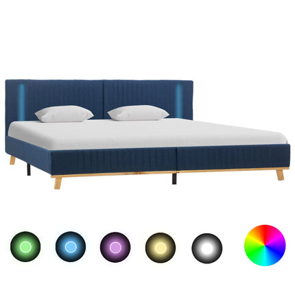 Cadre De Lit Avec Led Tissu