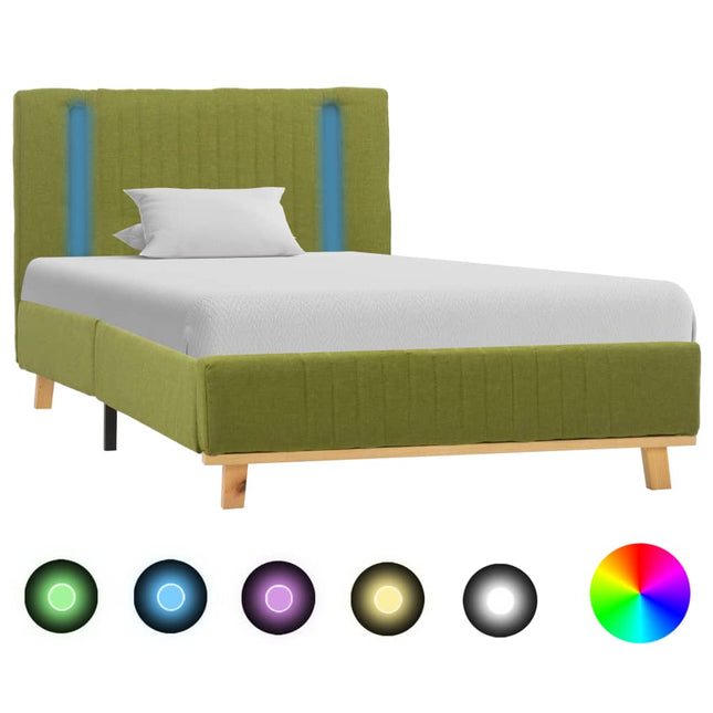 Cadre De Lit Avec Led Tissu