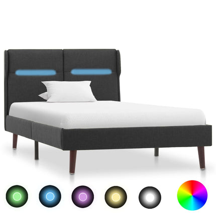 Cadre De Lit Avec Led Tissu