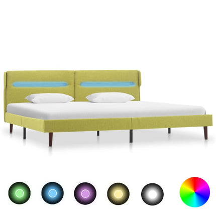 Cadre De Lit Avec Led Tissu