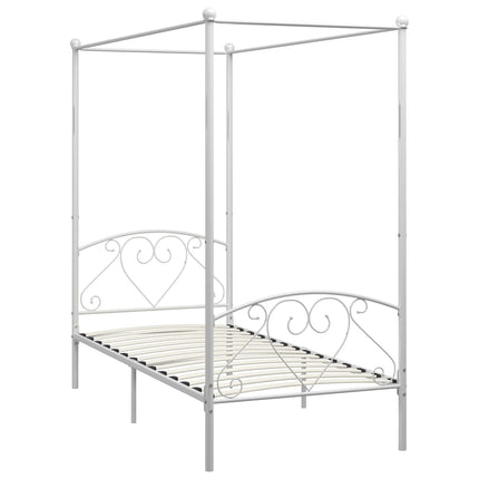 Cadre De Lit À Baldaquin Sans Matelas Métal