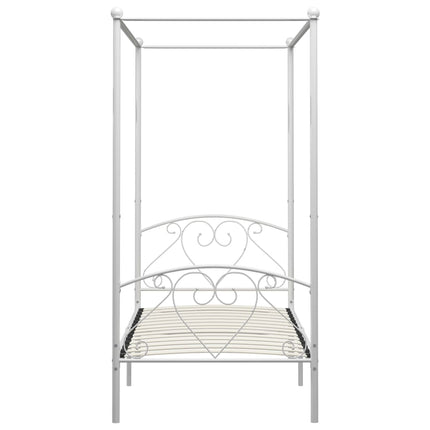 Cadre De Lit À Baldaquin Sans Matelas Métal