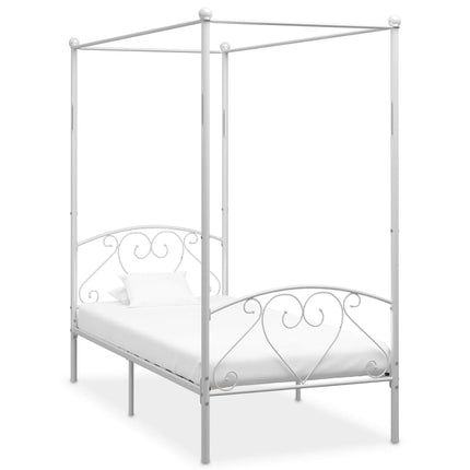 Cadre De Lit À Baldaquin Sans Matelas Métal
