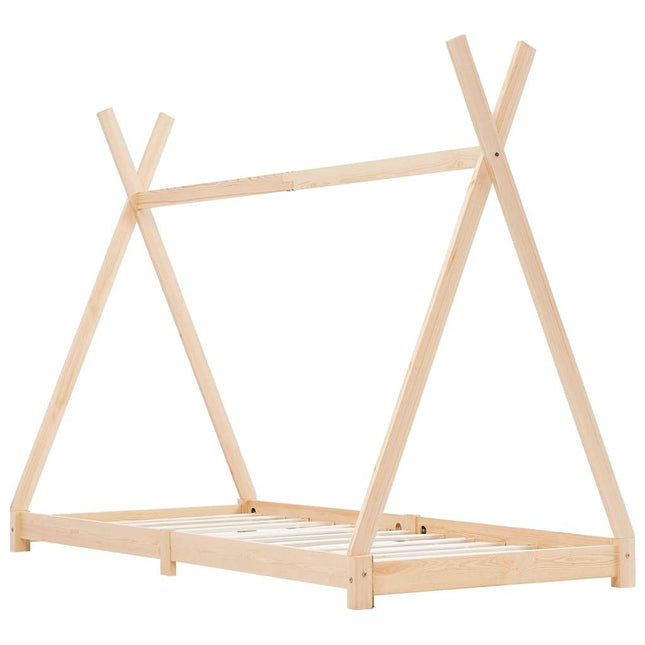 Cadre De Lit D'enfant Bois De Pin Massif