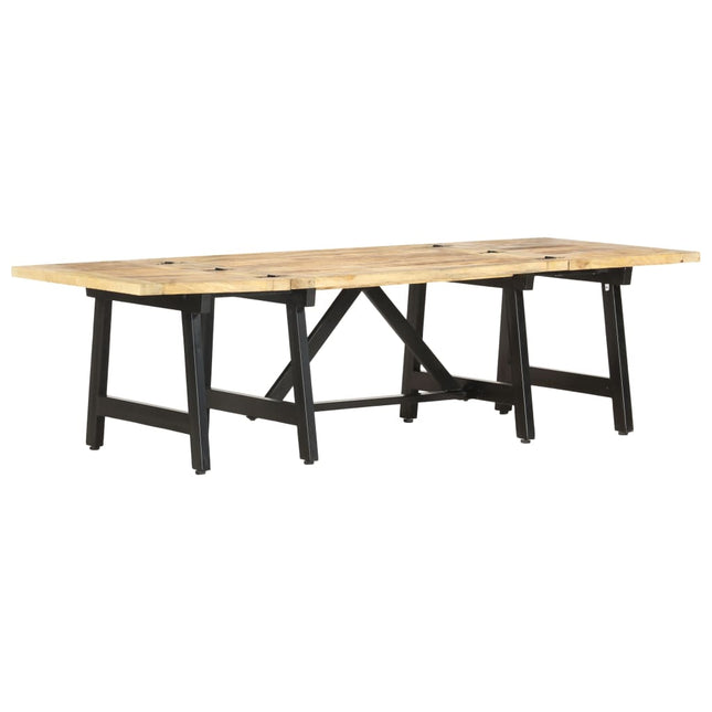 Table Basse Extensible 160X70X45 Cm Bois De Manguier Massif