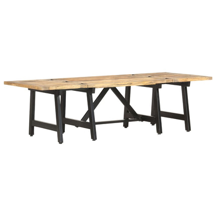 Table Basse Extensible 160X70X45 Cm Bois De Manguier Massif