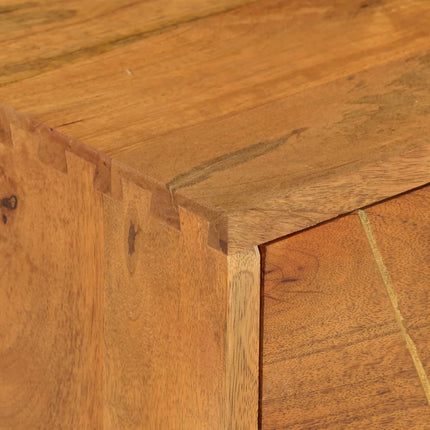 Meuble Tv 85X35X47 Cm Bois Massif De Manguier