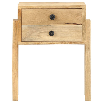 Table De Chevet 40 X 35 X 50 Cm Bois De Manguier Solide