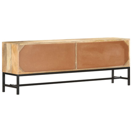 Meuble Tv 140X30X50 Cm Bois Massif De Manguier