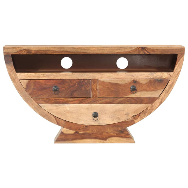Meuble Tv 100X30X52 Cm Bois Solide