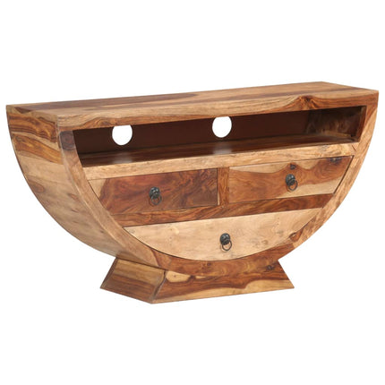 Meuble Tv 100X30X52 Cm Bois Solide