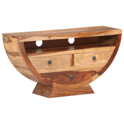 Meuble Tv 100X30X52 Cm Bois Solide