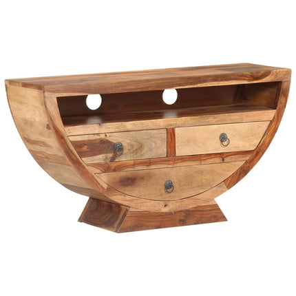 Meuble Tv 100X30X52 Cm Bois Solide