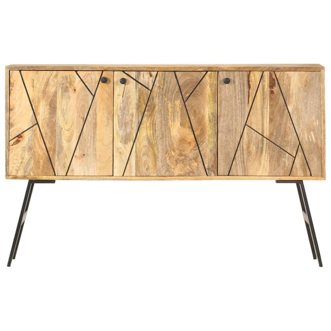 Buffet 118X30X75 Cm Bois De Manguier Massif