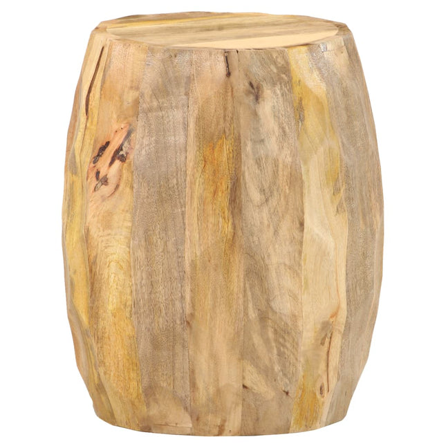 Tabouret Tambour Bois De Manguier Solide