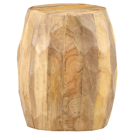 Tabouret Tambour Bois De Manguier Solide