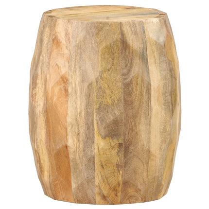 Tabouret Tambour Bois De Manguier Solide