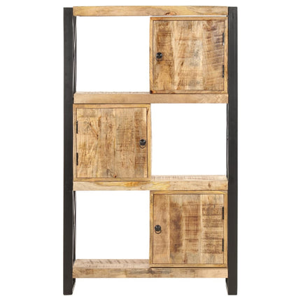 Bibliothèque 90X30X150 Cm Bois De Manguier Solide