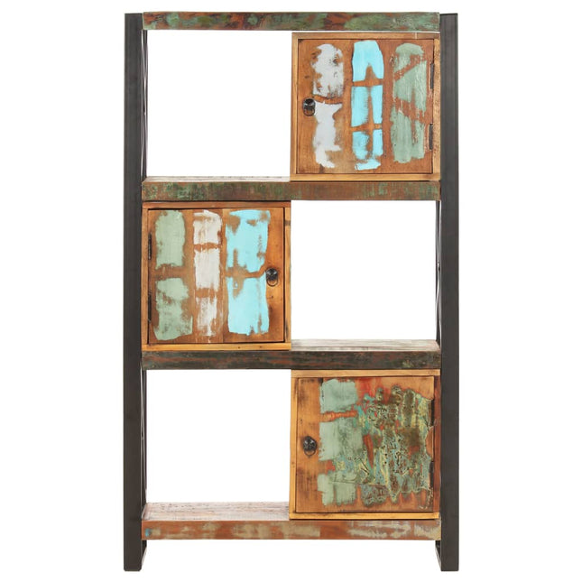 Bibliothèque 90X30X150 Cm Bois De Récupération Solide